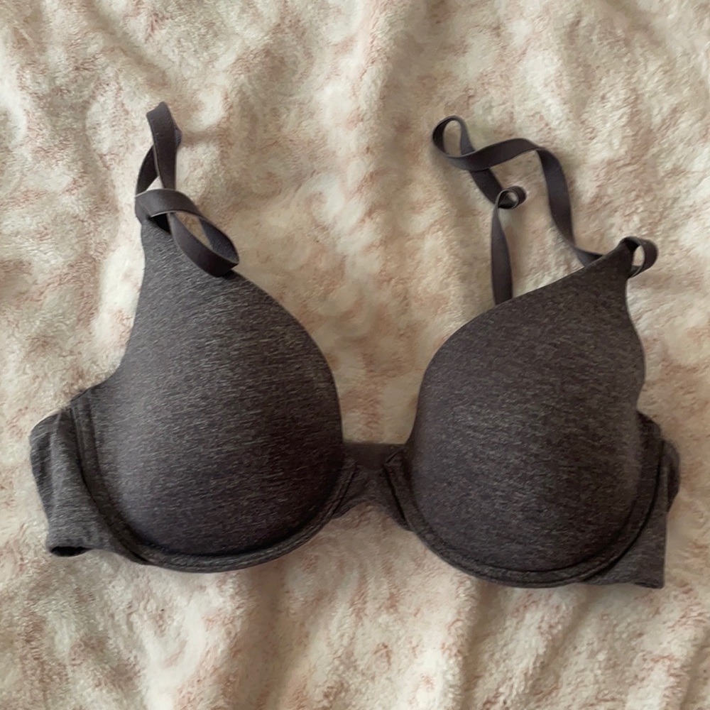 Grey Victoria secret bra